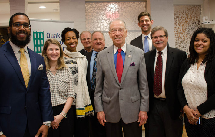 Interfaith Criminal Justice Coalition with Senator Grassley at the Conversation on Criminal Justice Reform